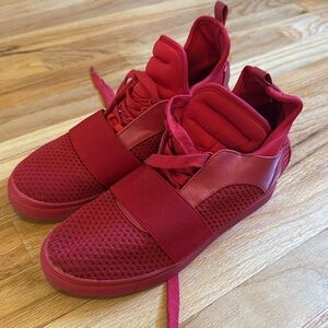 Red Wedge Steve Madden Sneakers